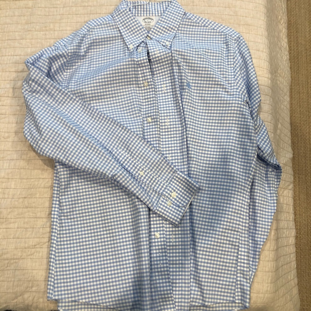 Large brooks brothers button down